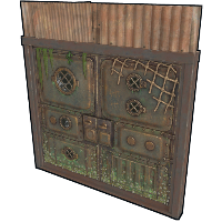 Deep Sea Double Door in Rust