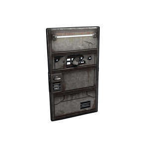 Brutalist Sheet Metal Door