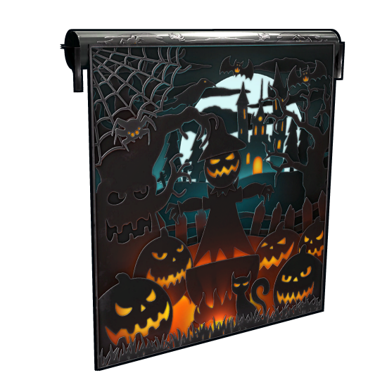 Grim Farm Garage Door in Rust