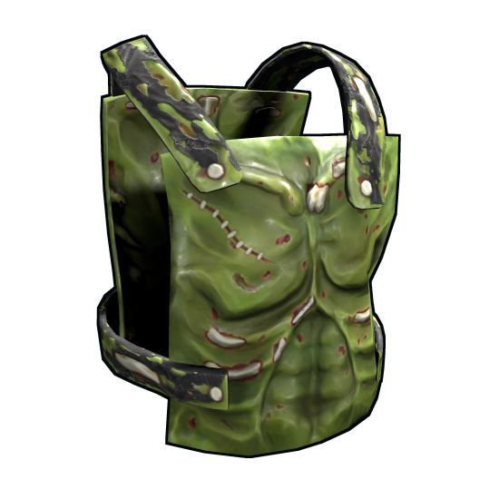 Necro Chest Plate in Rust