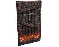 Coffin Wooden Door