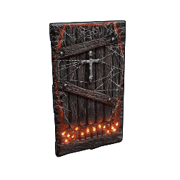 Coffin Wooden Door