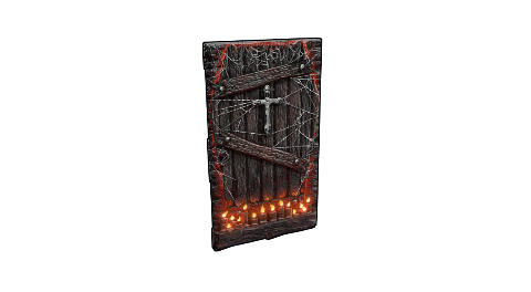 Coffin Wooden Door