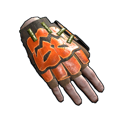 Pumpkin Roadsign Gloves