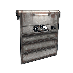 Brutalist Garage Door