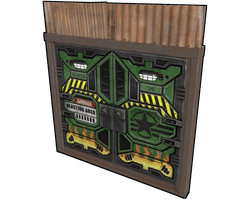 Bombshell Sheet Metal Double Door