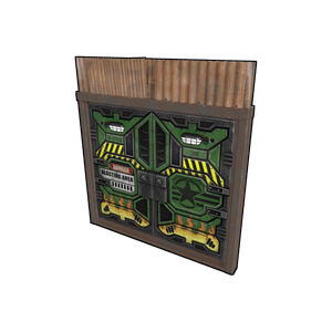 Bombshell Sheet Metal Double Door
