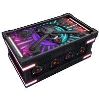 Punkjack Large Wood Box in Rust