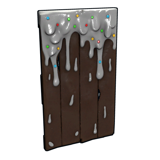 Sweet Wooden Door in Rust