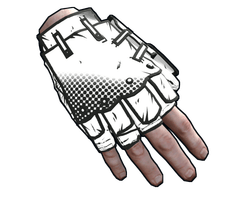 Comics Roadsign Gloves