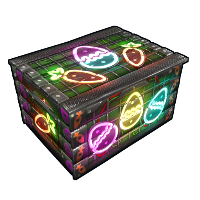 Neon Eggs Box in Rust