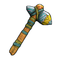 Easter Stone Hatchet in Rust