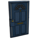 Blue Exterior Door