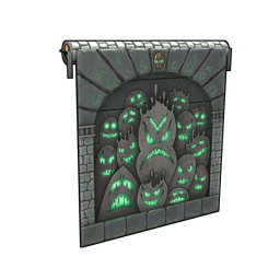 Ghostly Flame Garage Door