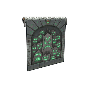 Ghostly Flame Garage Door