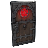 Demonic Raven Door