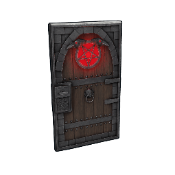 Demonic Raven Door