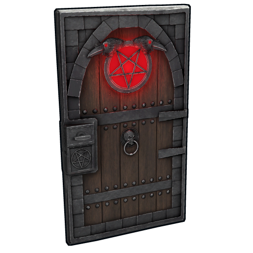 Demonic Raven Door