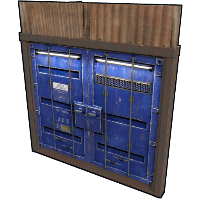 Cobalt Container Double Door in Rust