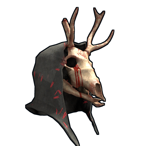 Dracula mask rust. Cultist Deer Torch.