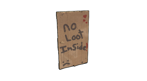 Poor Man's Cardboard Door