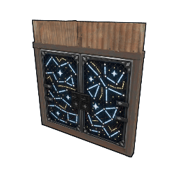 Constellations Metal Double Door