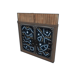 Constellations Metal Double Door