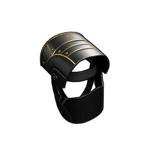 Black Gold Helmet