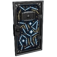 Constellations Armored Door in Rust