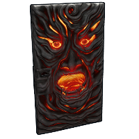 Volcano Door in Rust