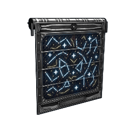 Constellations Garage Door
