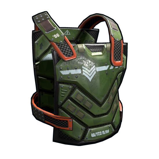 Elite Crate Chestplate in Rust