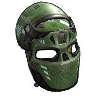 Elite Crate Facemask in Rust