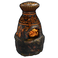 Antique Black Furnace in Rust