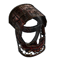 Berserker Helmet in Rust