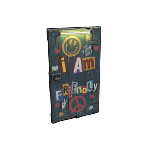 Friendly Wooden Door