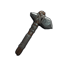 Low Poly Stone Hatchet