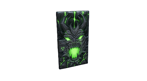 Toxic Dragon Metal Door