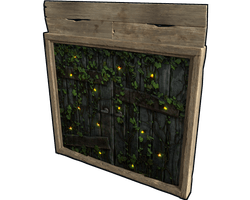 Fireflies Double Wooden Doors
