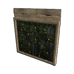 Fireflies Double Wooden Doors
