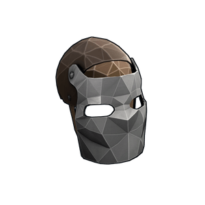 Low Poly Metal Facemask