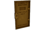 Minted Gold Armored Door