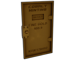 Minted Gold Armored Door