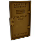 Minted Gold Armored Door