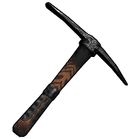 Gothic Warlord Pickaxe in Rust