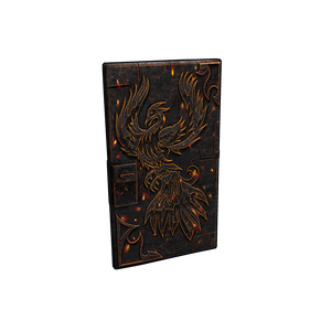 Fire Phoenix Metal Door