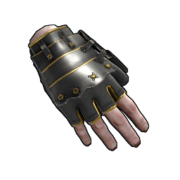 Black Gold Roadsign Gloves