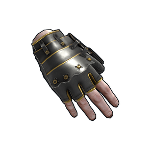 Black Gold Roadsign Gloves