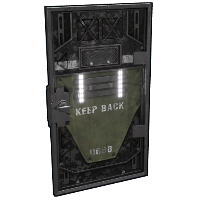Reinforced Armored Door in Rust