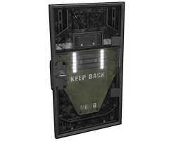 Reinforced Armored Door